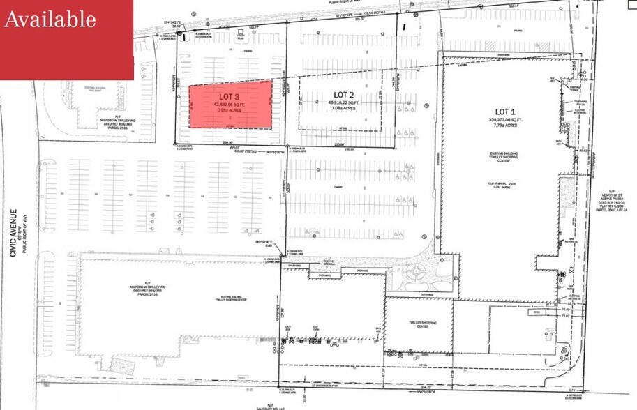 More Photos Of 311 Civic Ave, Salisbury Land For Lease