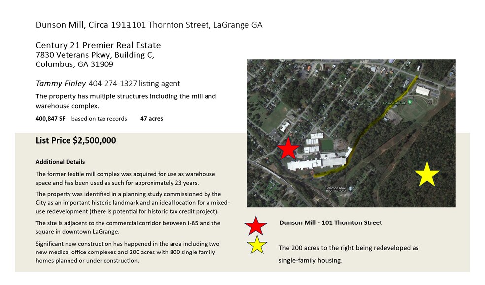 More Photos Of 101 Thornton Street, Lagrange Warehouse For Sale