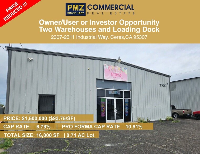 Primary Photo Of 2307-2311 Industrial Way, Ceres Warehouse For Sale