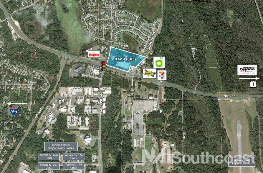 Primary Photo Of SR 405 & Grissom Pky, Titusville Land For Sale