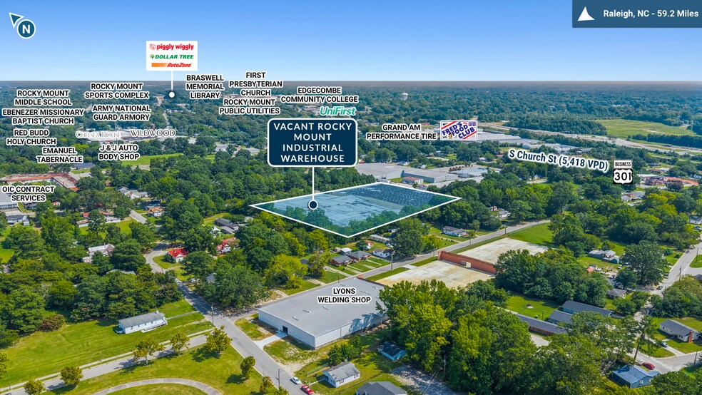 More Photos Of 320 Commerce Ct, Rocky Mount Warehouse For Sale