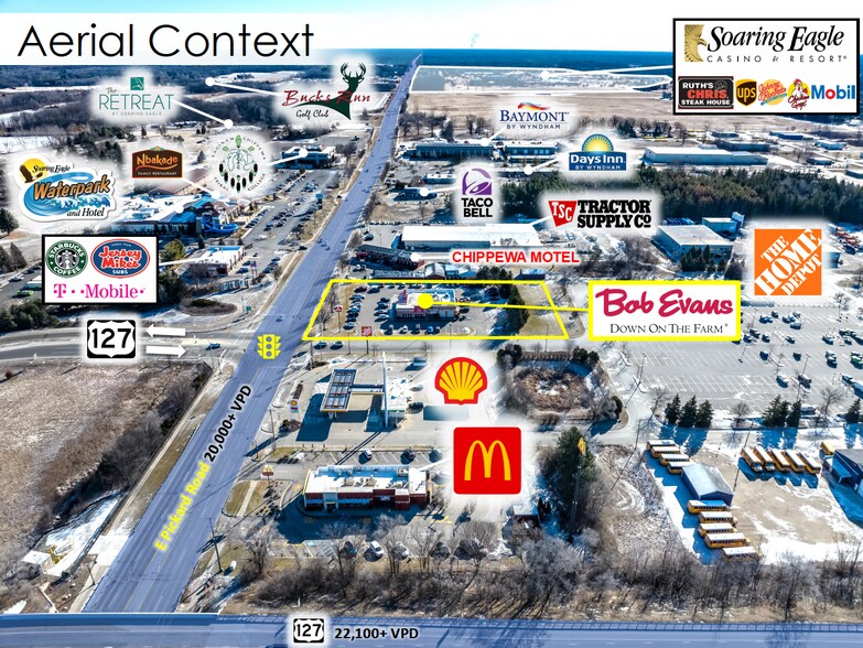 More Photos Of 5652 E Pickard Rd, Mount Pleasant Restaurant For Sale