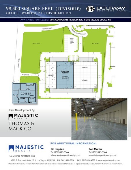 More Photos Of 7015 Corporate Plaza Dr, Las Vegas Flex For Lease