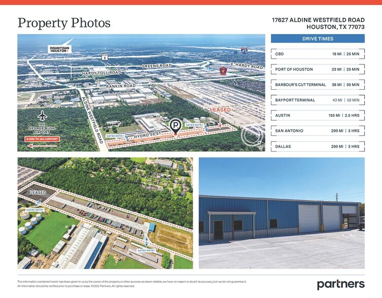 More Photos Of 17627 Aldine Westfield Rd, Houston Warehouse For Lease