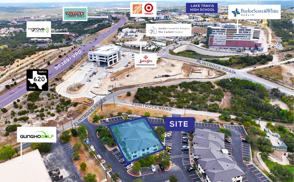 More Photos Of 2806 Flintrock Trace, Lakeway Loft Creative Space For Sale