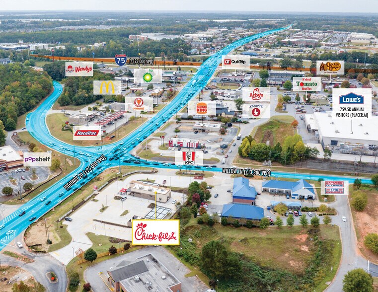 More Photos Of 50 Willow Ln, McDonough Fast Food For Sale