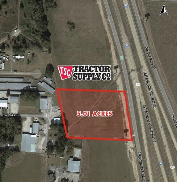 Primary Photo Of 3331 NW Evangeline Thruway, Lafayette Land For Sale