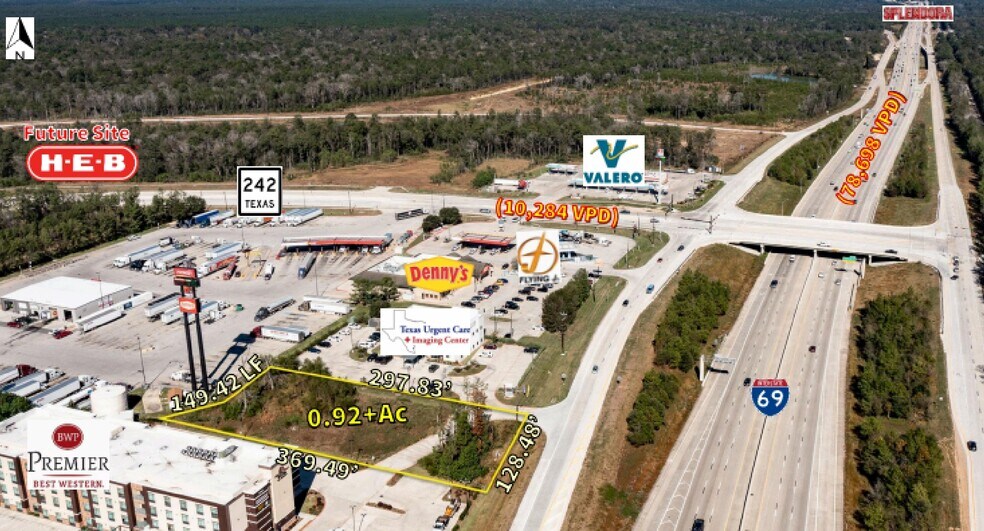 More Photos Of 17530 HWY 59, New Caney Land For Sale