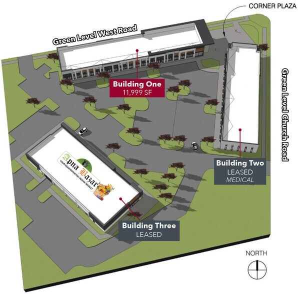 More Photos Of 8375 Green Level Church Rd, Apex Office For Lease