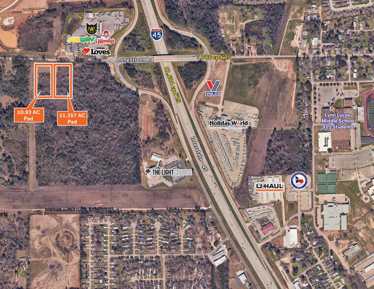 Primary Photo Of SWQ of Longstreet and I-45 rd, Willis Land For Lease