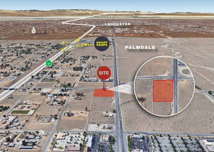 More Photos Of SWC of West Ave 0 & 10th St W, Palmdale General Retail For Lease