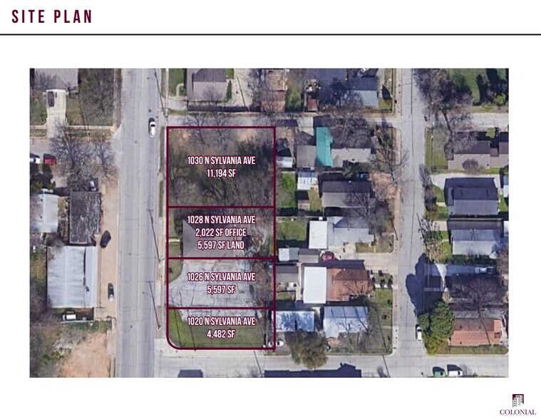 More Photos Of 1020-1030 Sylvania, Fort Worth Land For Sale