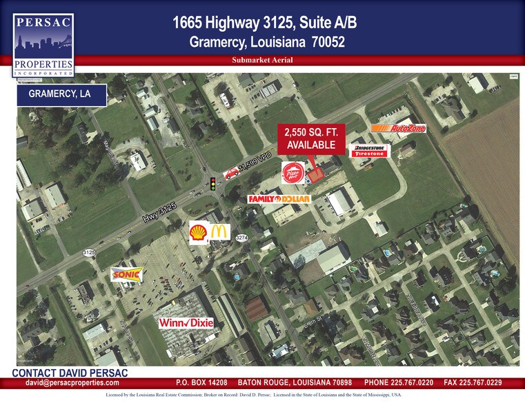 More Photos Of 1665 Highway 3125, Gramercy Fast Food For Lease