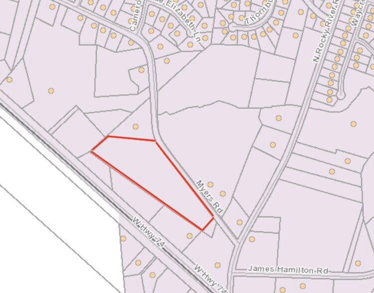 More Photos Of Myers & Rocky River Rd, Monroe Land For Sale