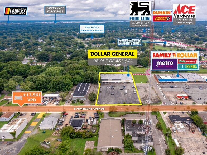 More Photos Of 1933 E Pembroke Ave, Hampton Storefront For Sale