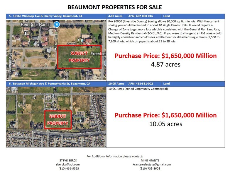 More Photos Of ,  Land For Sale