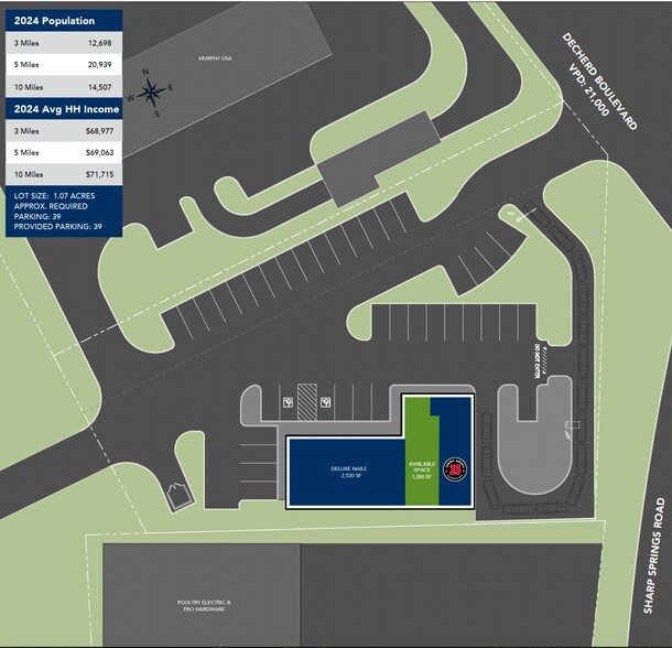 More Photos Of 2585 Decherd Blvd, Decherd Storefront For Lease