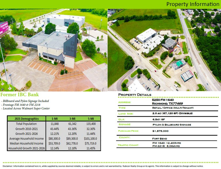 More Photos Of 5250 FM 1640 Rd, Richmond Bank For Lease