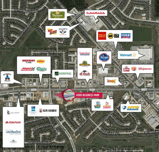 More Photos Of 6425-6465 FM-2920 Hwy, Spring Warehouse For Lease