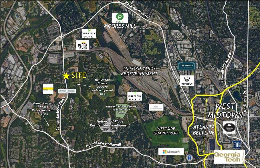 More Photos Of 1625 James Jackson Pkwy NW Pky, Atlanta Land For Sale