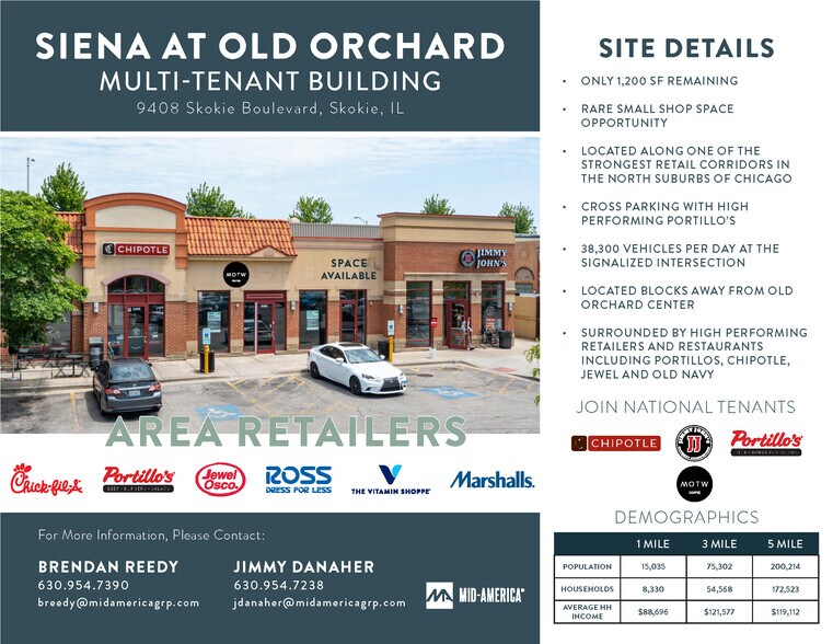 More Photos Of 9402-9408 Skokie Blvd, Skokie General Retail For Sale