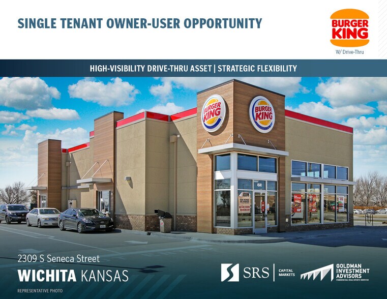 Primary Photo Of 2309 S Seneca St, Wichita Fast Food For Sale