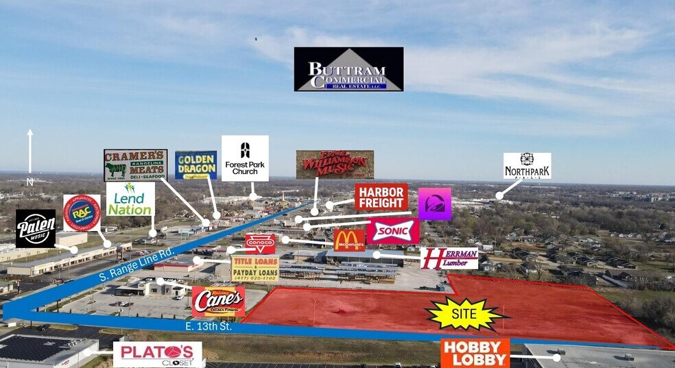 More Photos Of 1229 S Range Line Rd, Joplin Land For Sale