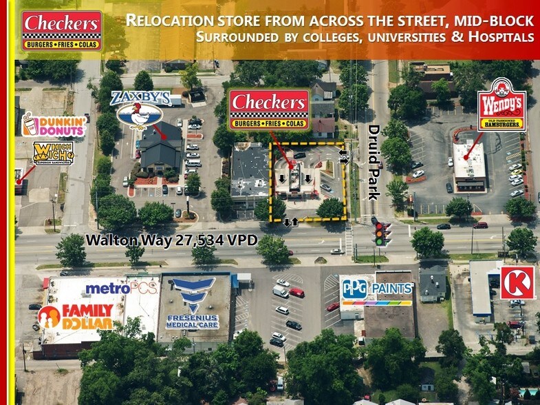 More Photos Of 1720 Walton Way, Augusta Fast Food For Sale