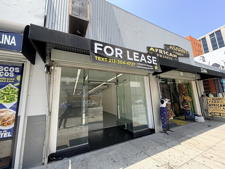Primary Photo Of 214-226 E 9th St, Los Angeles Storefront For Lease