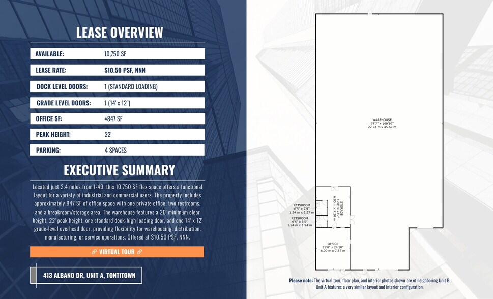 More Photos Of 413 Albano Dr, Springdale Warehouse For Lease