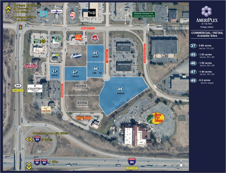 More Photos Of I-94 & SR 249, Portage Land For Sale