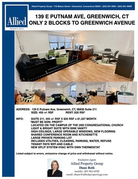 More Photos Of 139 E Putnam Ave, Greenwich Office For Lease