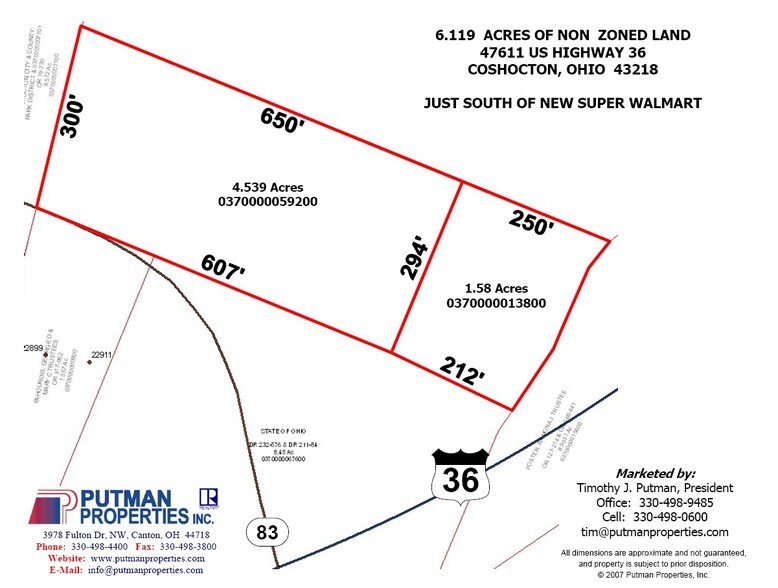 More Photos Of 47611 US Hwy 36, Coshocton Land For Sale