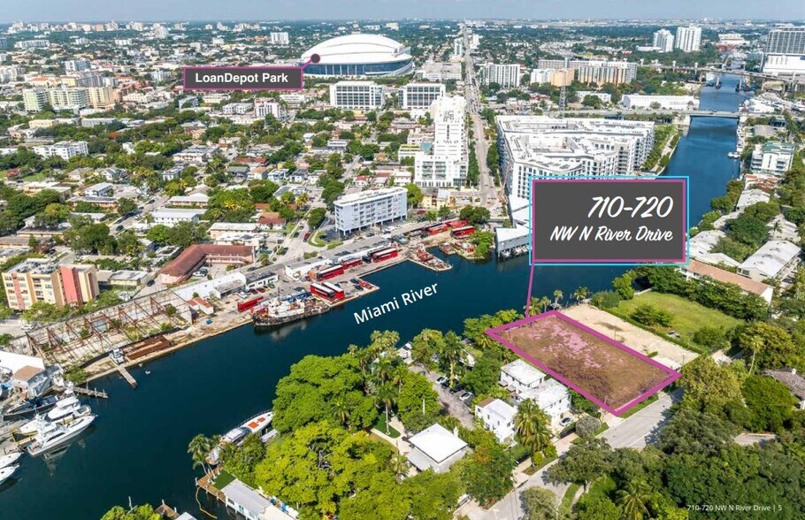 Primary Photo Of 710-720 NW North River Dr, Miami Land For Sale