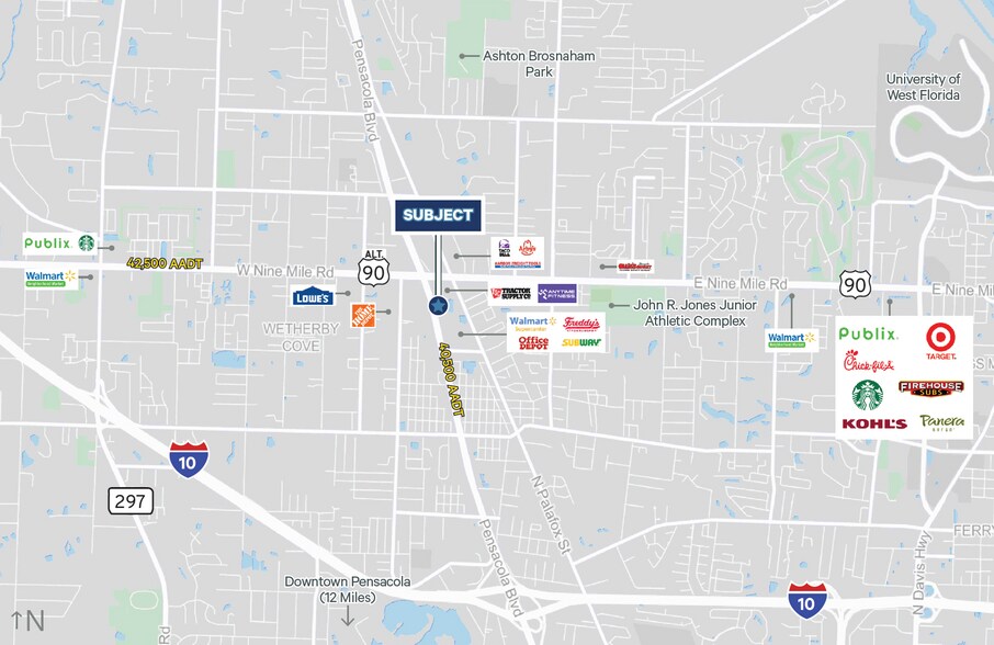 More Photos Of 9020 Pensacola Blvd, Pensacola Unknown For Lease