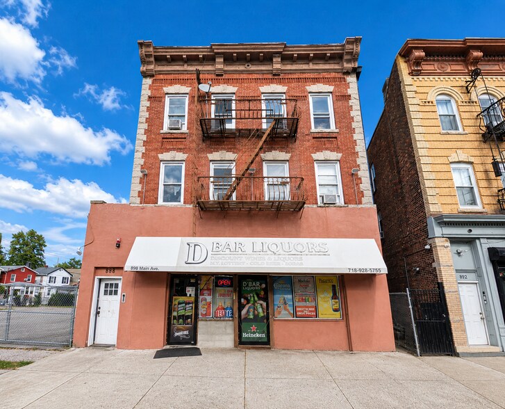 Primary Photo Of 898 Main Ave, Passaic Storefront Retail Residential For Sale
