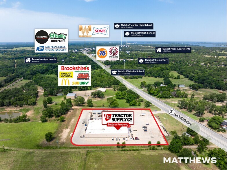 More Photos Of 1200 E Royall Blvd, Malakoff General Retail For Sale