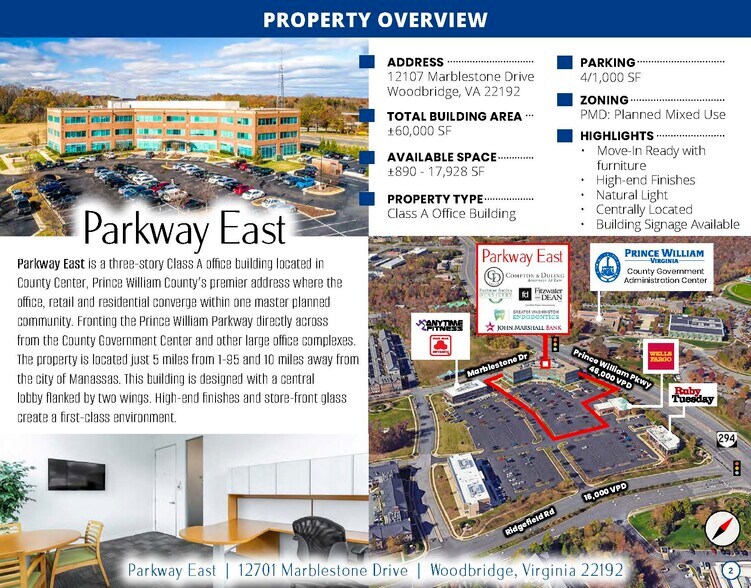 More Photos Of 12701 Marblestone Dr, Woodbridge Office For Lease