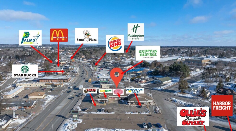 Primary Photo Of 1133 E Grand Ave, Rothschild Storefront Retail Office For Sale