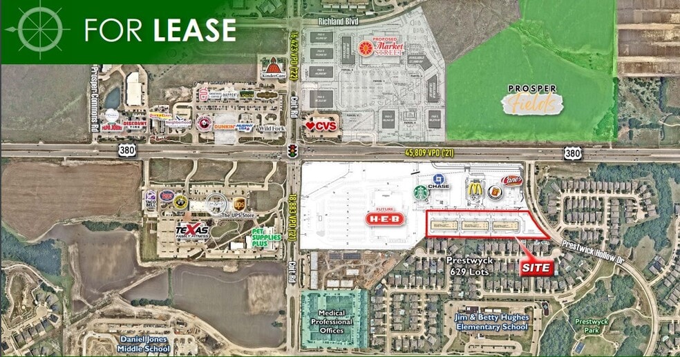 Primary Photo Of SEC of US-380 & Coit Rd, McKinney Unknown For Lease