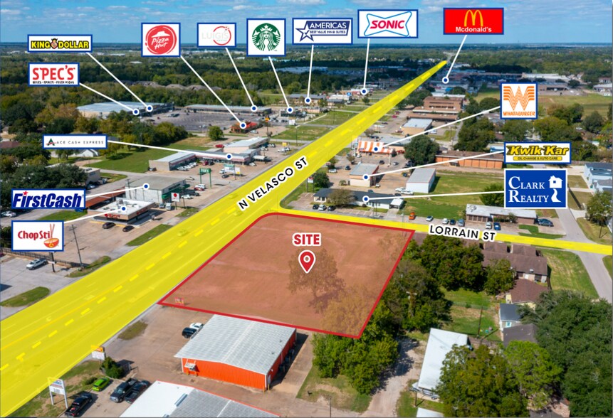 More Photos Of 1038 N Velasco St, Angleton Land For Lease