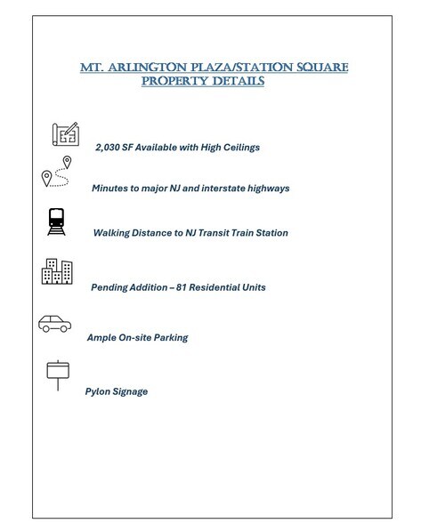 More Photos Of 181 Howard Blvd, Mount Arlington Unknown For Lease