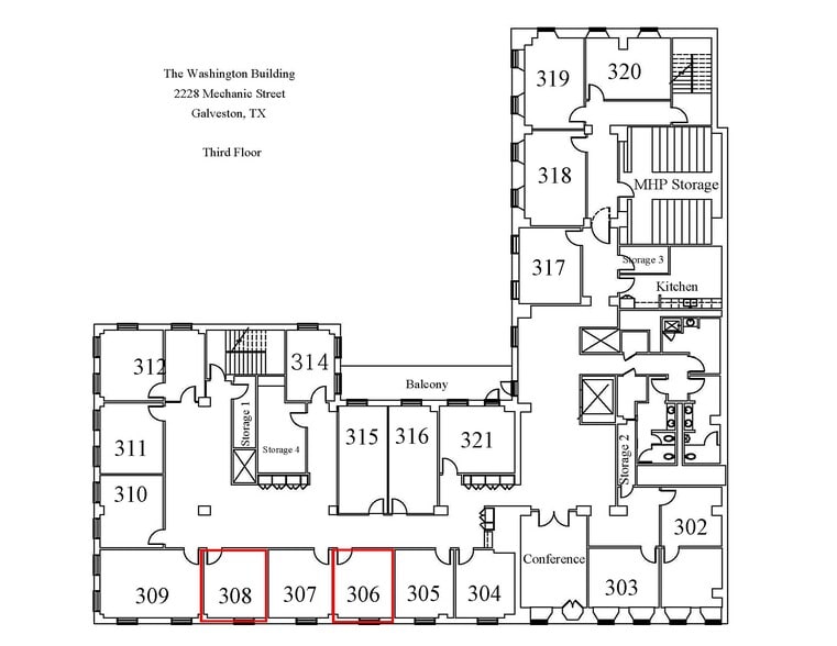 More Photos Of 2228 Mechanic St, Galveston Office For Lease
