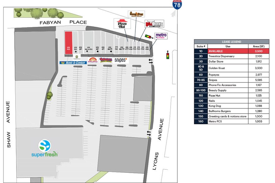 More Photos Of 467-476 Lyons Ave, Irvington Unknown For Lease