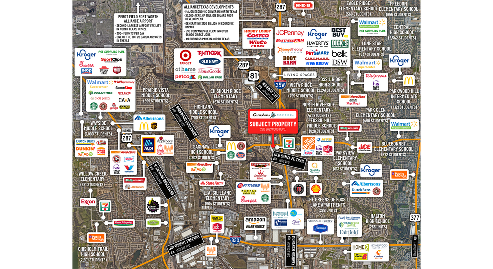 More Photos Of 2816 Basswood Blvd, Fort Worth General Retail For Sale