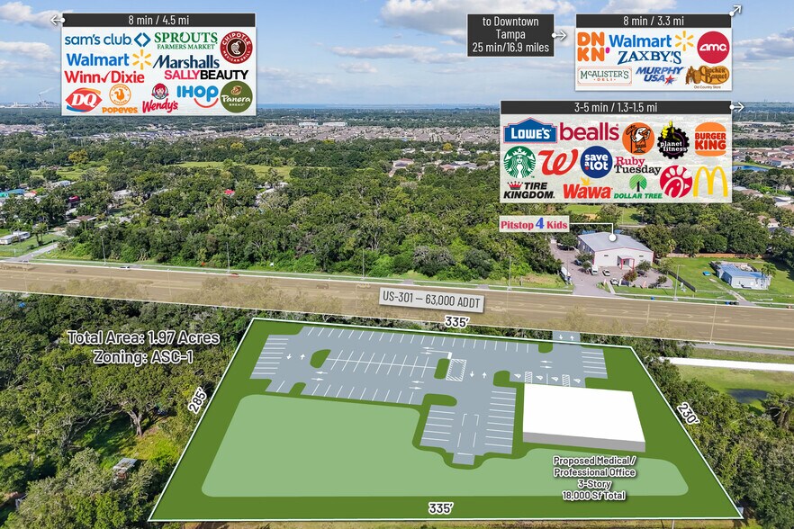 More Photos Of 11218 US 301, Riverview Land For Sale