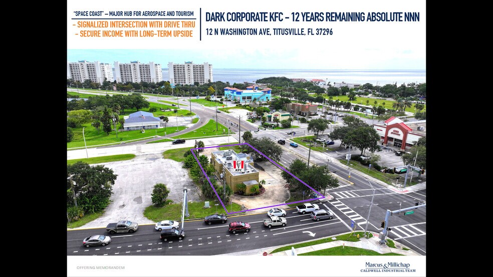 Primary Photo Of 12 N Washington Ave, Titusville Fast Food For Sale