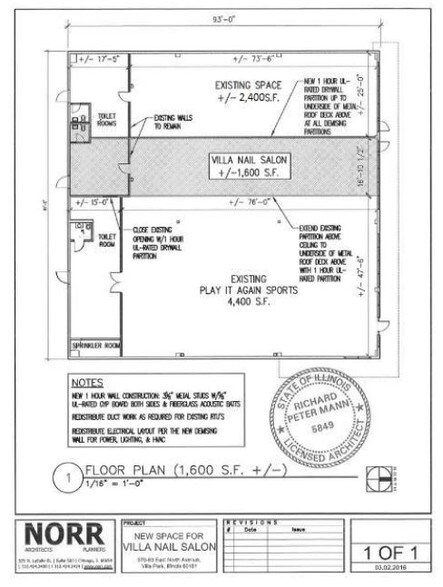 More Photos Of 379-383 E North Ave, Villa Park Freestanding For Lease