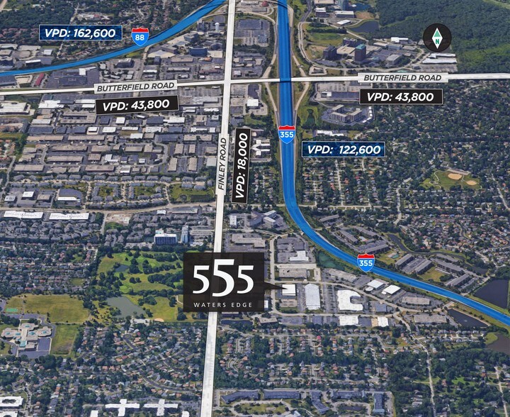 More Photos Of 555 Waters Edge, Lombard Office For Lease