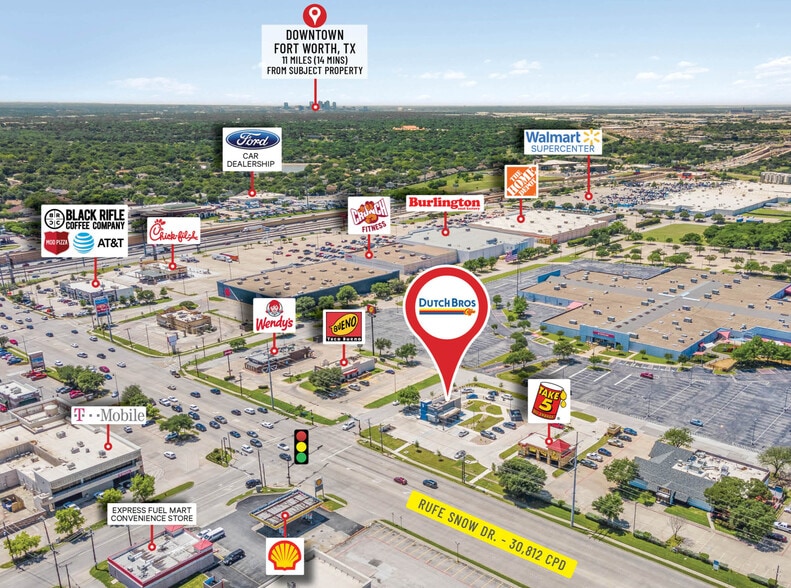 More Photos Of 5205 Rufe Snow Dr, North Richland Hills Freestanding For Sale